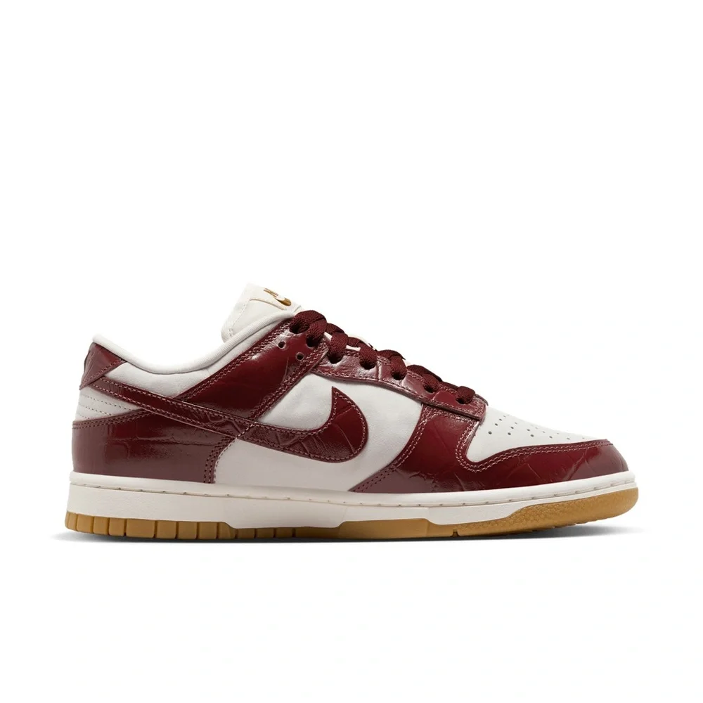 Nike: Dunk Low LX in Dark Team Red and Phantom - Picture 5 of 8